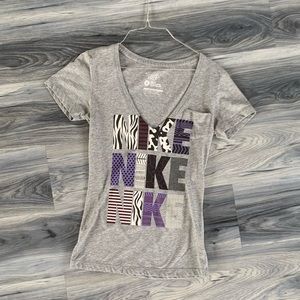 Nike Slim Fit V Neck T Shirt